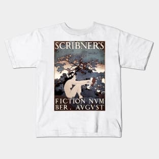 SCRIBNER'S FICTION Number AUGUST 1897 by American Poster Artist  Maxfield Parrish Kids T-Shirt